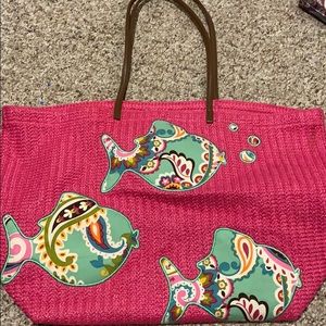 Vera Bradley Fish Coastal Reef Bag